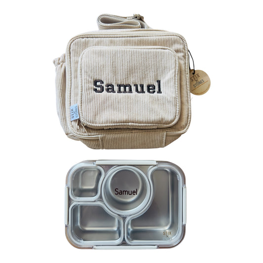Personalised Lunch bag & Bento box bundle
